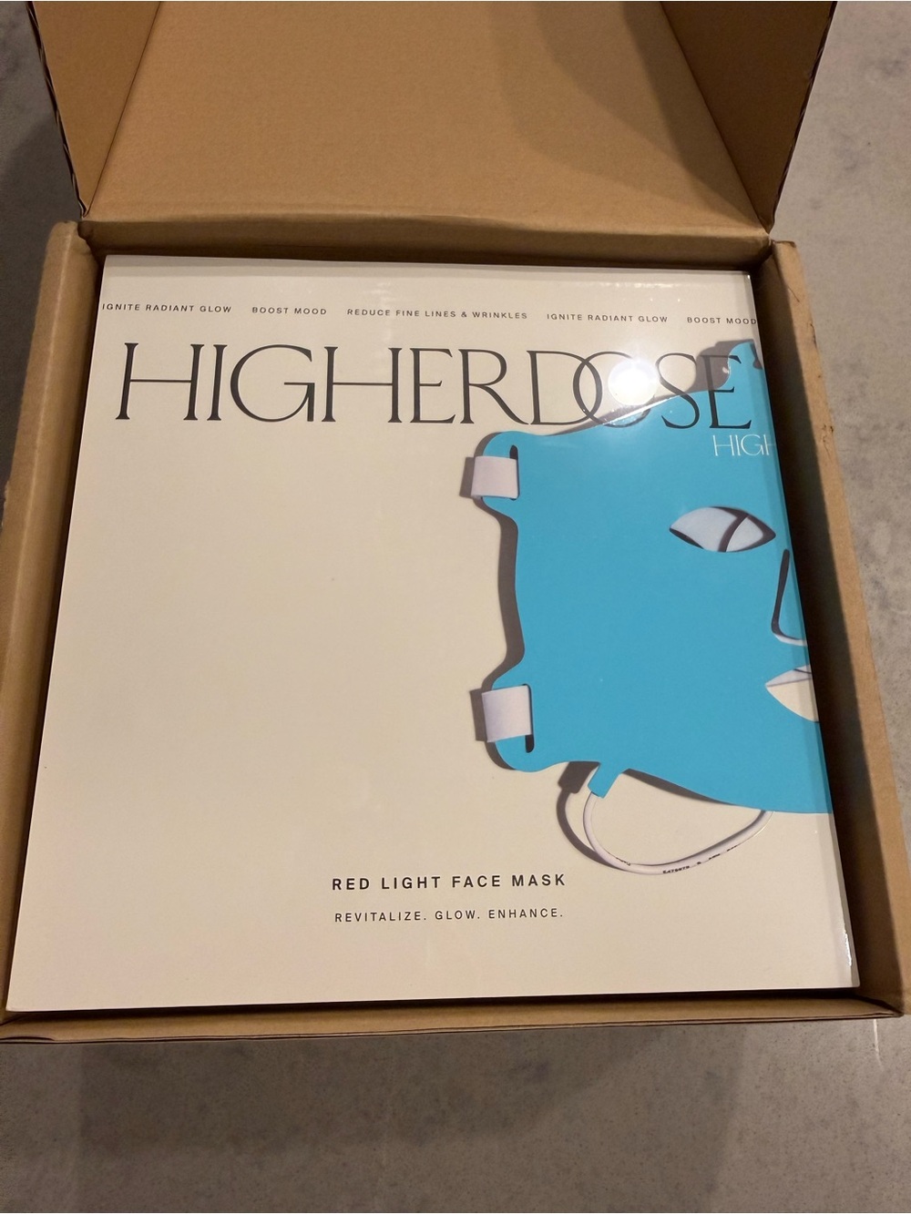 Higher dose Red Light Face Mask
